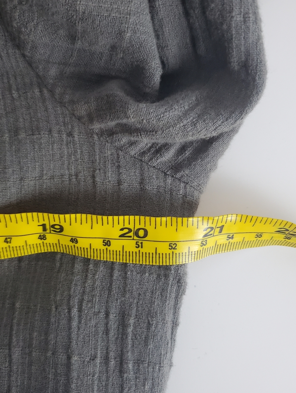 Sundance Grey Button-Front Tunic Dress Size Medium - Picture 6 of 15